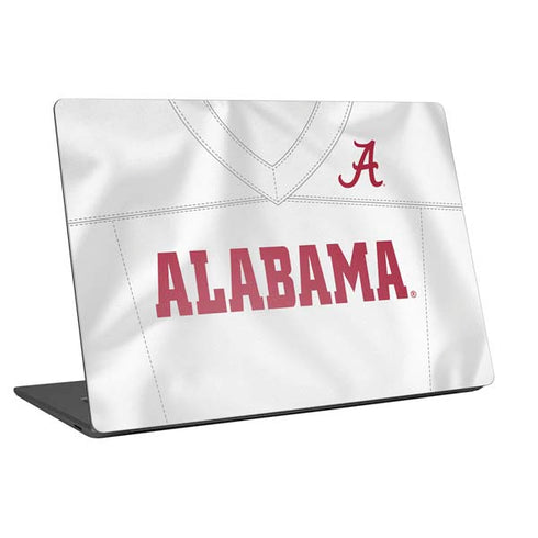 University of Alabama White Jersey Universal Laptop 16.6in (13.4 x 9.7in) Skin